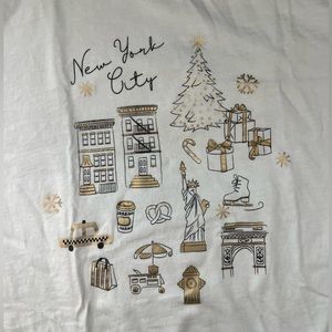 JCrew White NYC T-Shirt